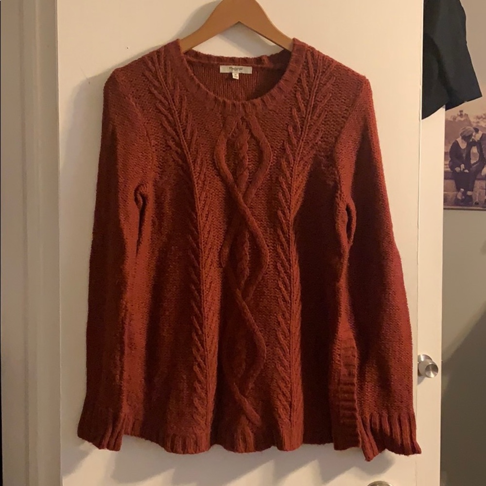 Madewell cable sweater